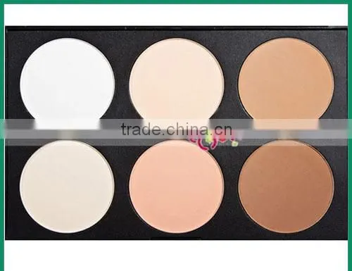 Wholesale 6 Color Makeup Blush Chemical Powder Blush with Blush Brush