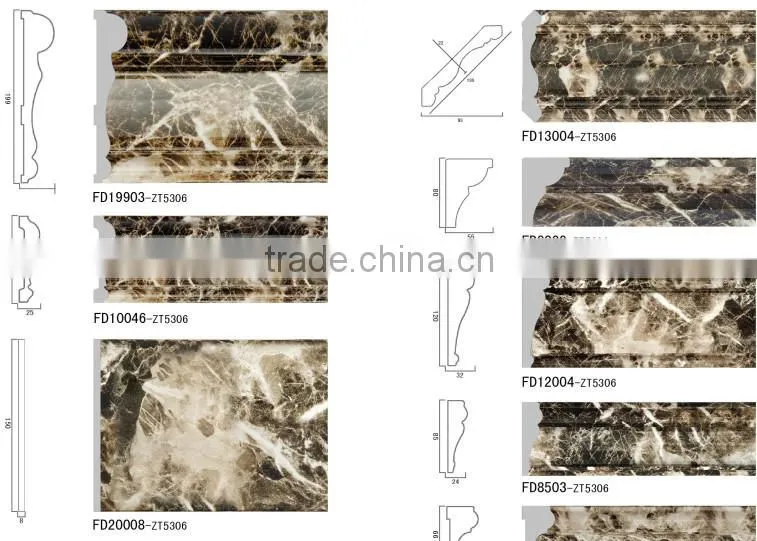 Chinese New Style Recyclable Ps Photo Frame Moulding