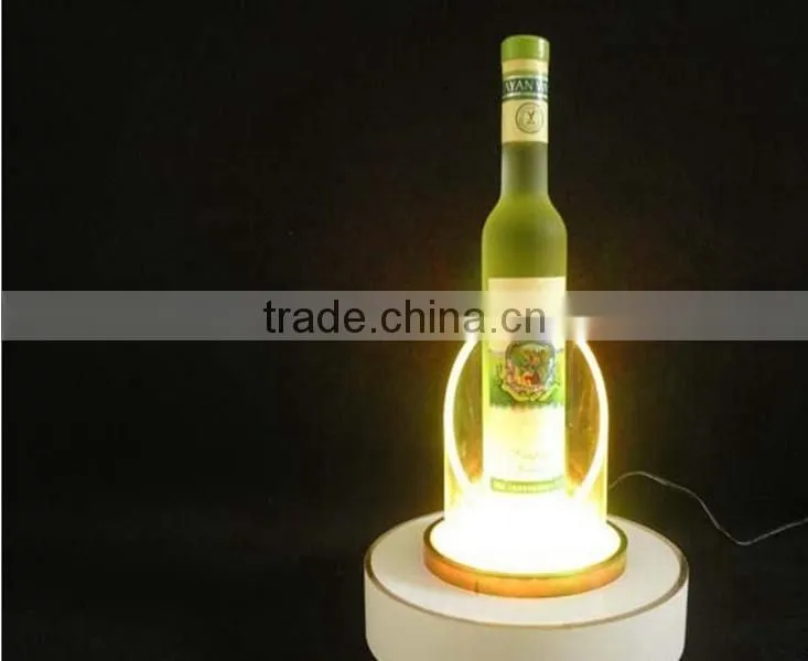 2015 Factory Price Custom Bottle Glorifiers Led Light Base