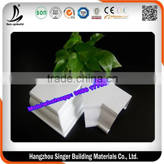 Prefab House Villas decorate colorful pvc rain gutter