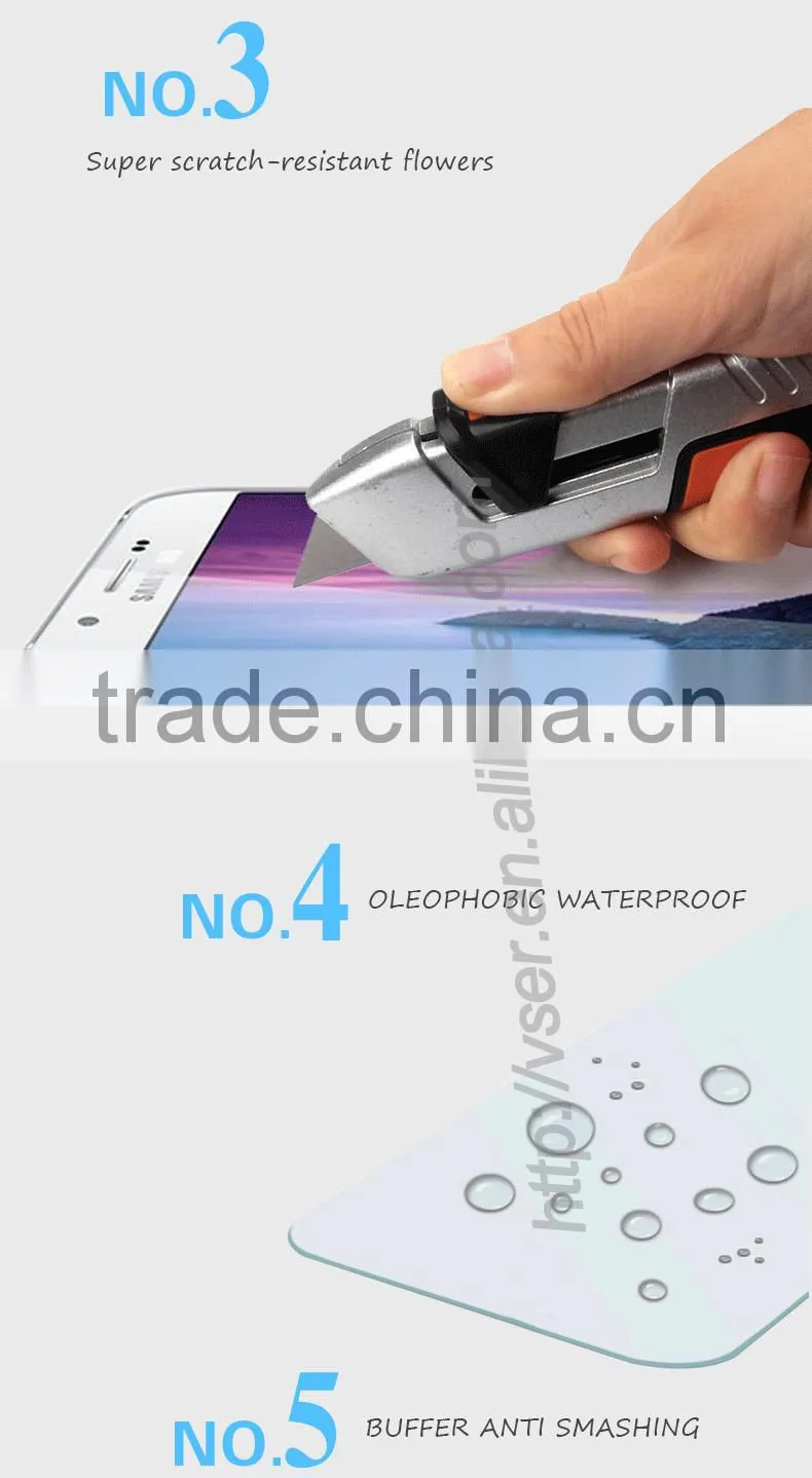 High quality checp custom anti shock screen protector sheet for s5