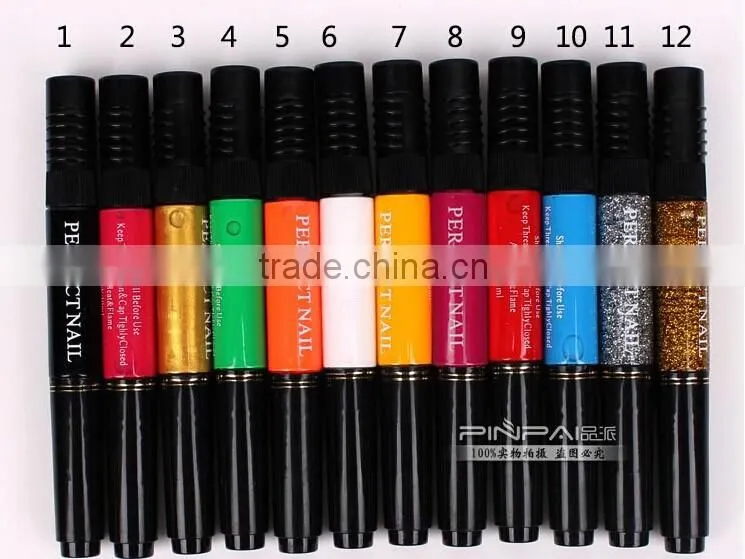 DIY Drawing Paint 3D nail art drawing pen set/kits