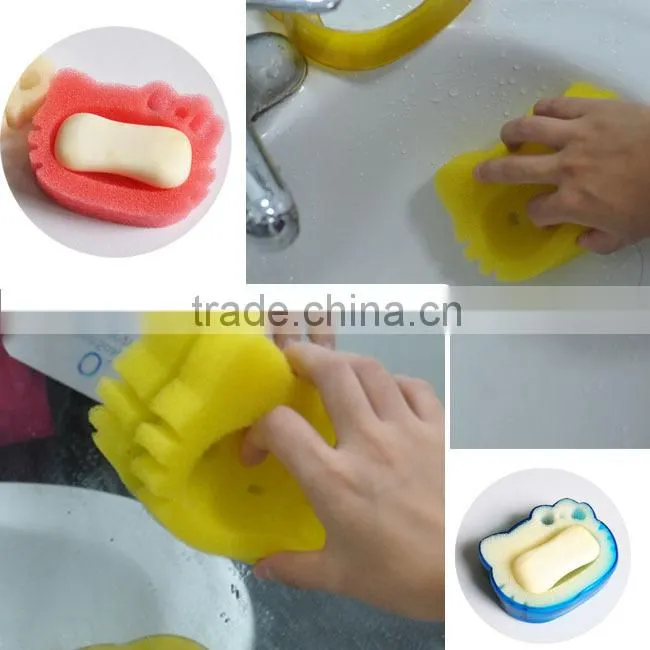 Soap dish cleaning custom spone