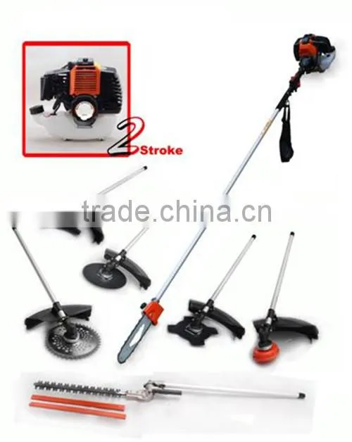 Multi Yard 4 In 1 Pole Saw Chainsaw Hedge Trimmer Line Trimmer Brush Cutter