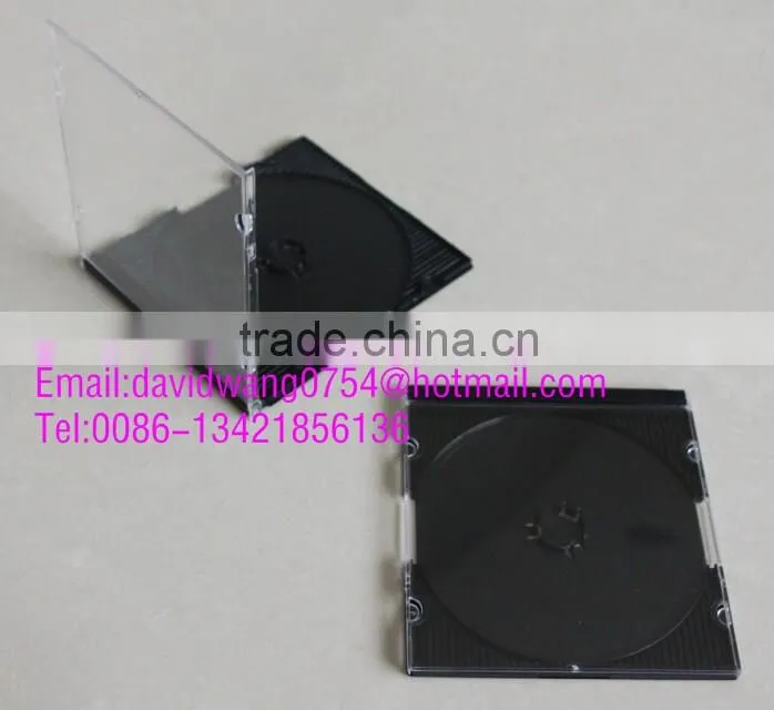mini cd case single black