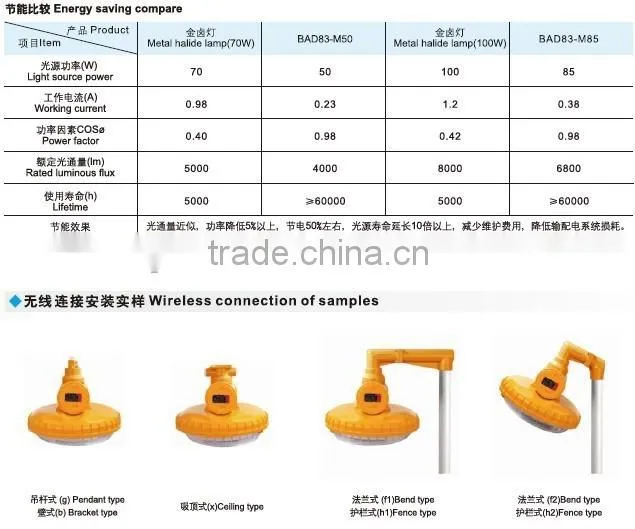 BAD85 explosion proof induction lamp