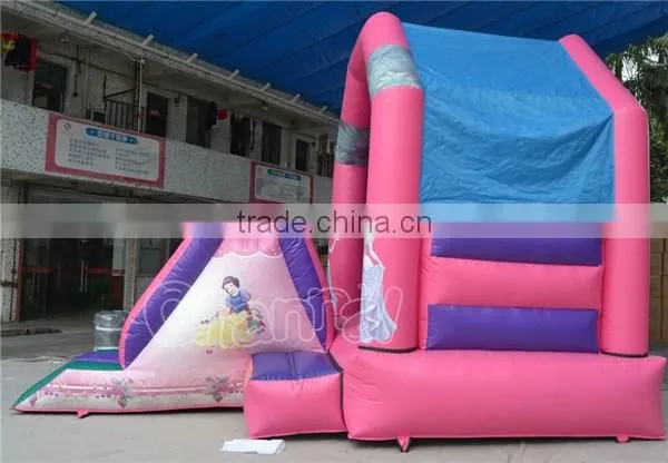 Princess Combo, Princess Inflatable Jumping Castle with Slide for Kids