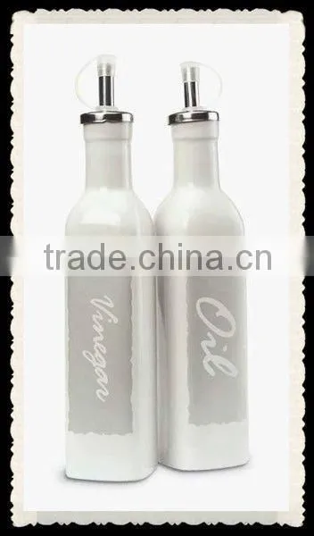 glass oil bottle