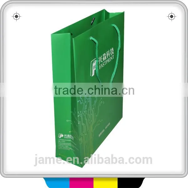 2015 customized full color printing paper bag printing in china