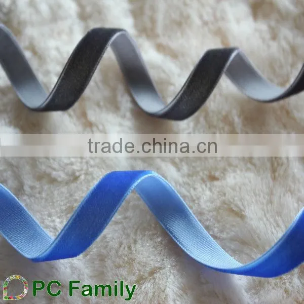 100% Nylon Velvet Ribbon without elastic