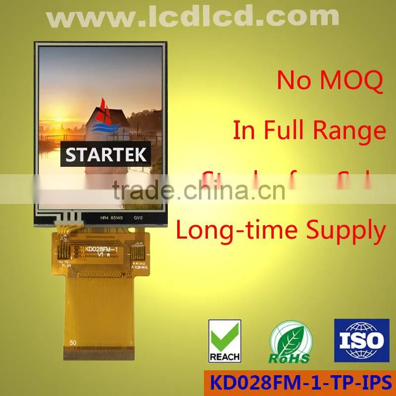 2.8 inch lcd display with touch panel screen IPS TFT featured high contrast and full viewing angle MCU interface