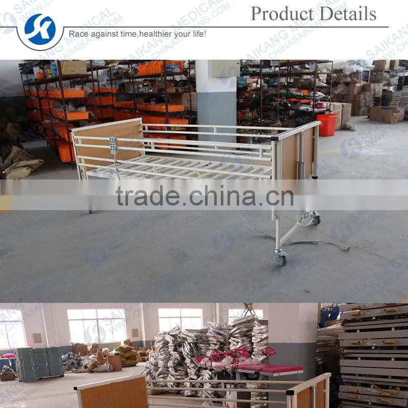 Power Coated Steel Hospital Bed Cpr Bed