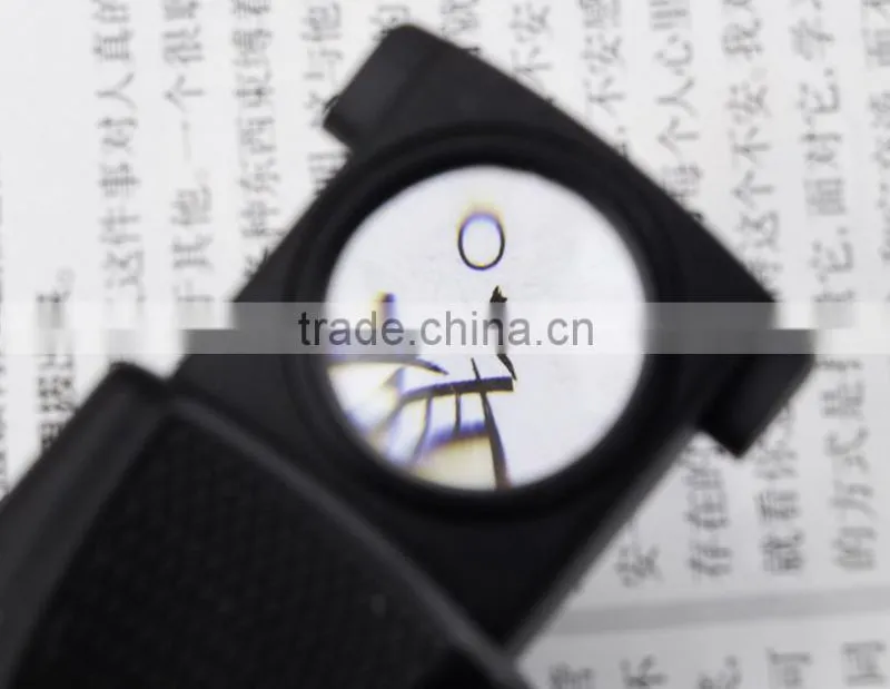 20X -21mm Pull out jewelry magnifier with LED light /led pocket magnifier