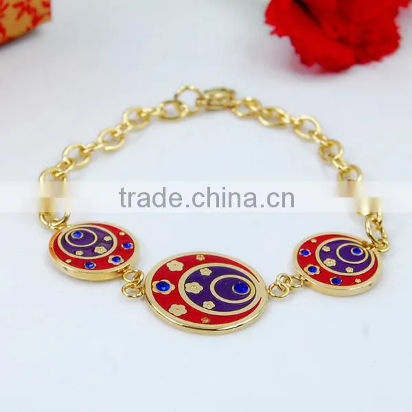 Brillant enamel Stainless Steel Bangle ,Epoxy Bracelets Jewelry.