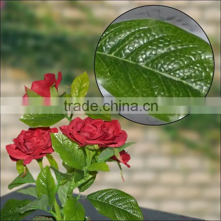 artificial flower rose plastic rose flowers guangdong
