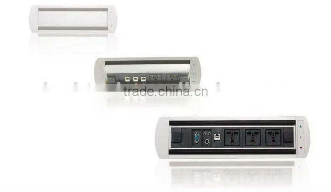 Motorized desktop socket with Photoelectric detector