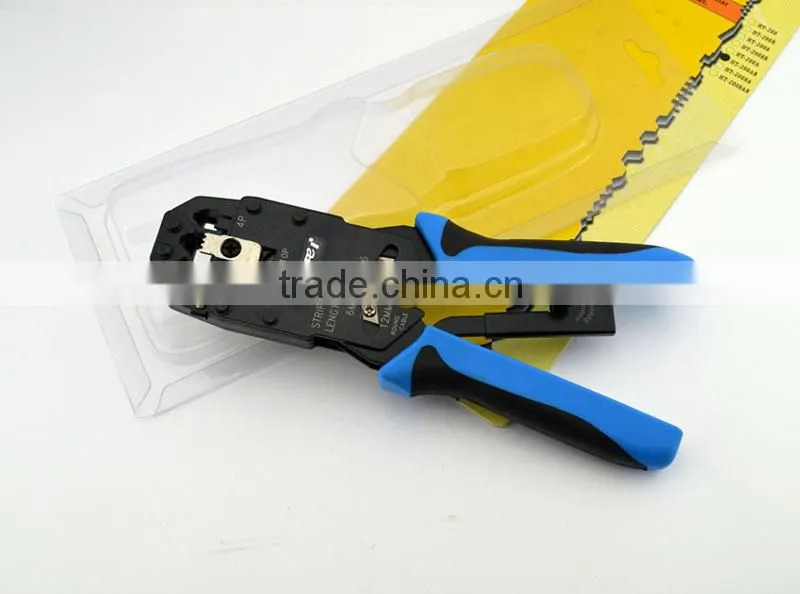 China manufacturer's 10P10C Modular Crimps,Strips&Cuts Tool RJ45
