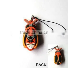cartoon soft pvc dog keychain