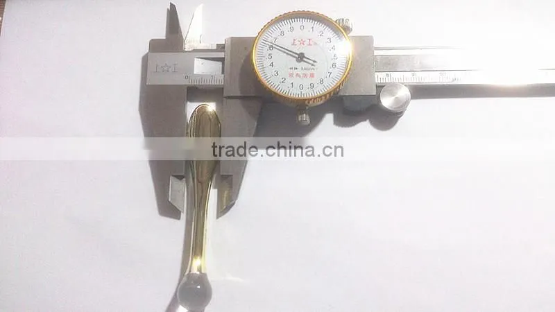 Gold color acrylic plastic cosmetic cream use spoon