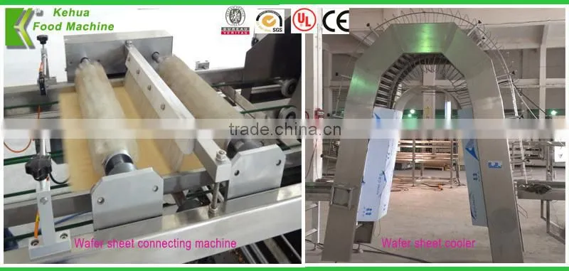 Professional wafer biscuit machine wafer production line with 39 plates
