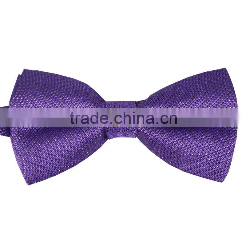 Men Silver Evening Dress Jacquard Monochromatic Bow Ties Wholesale