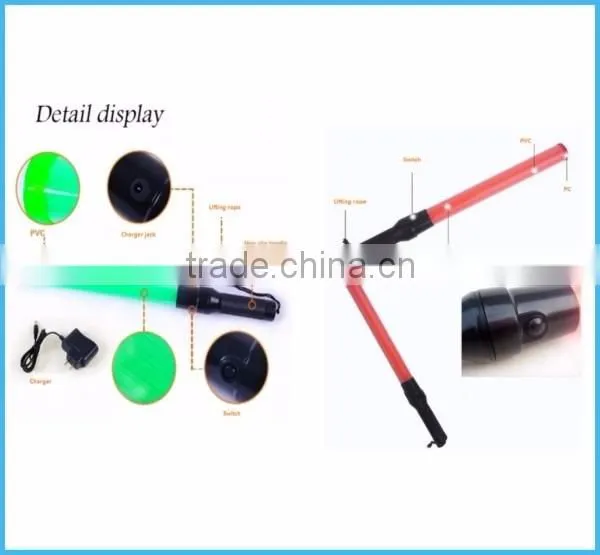 540mm Traffic Safety Light Baton with LED Can Charger