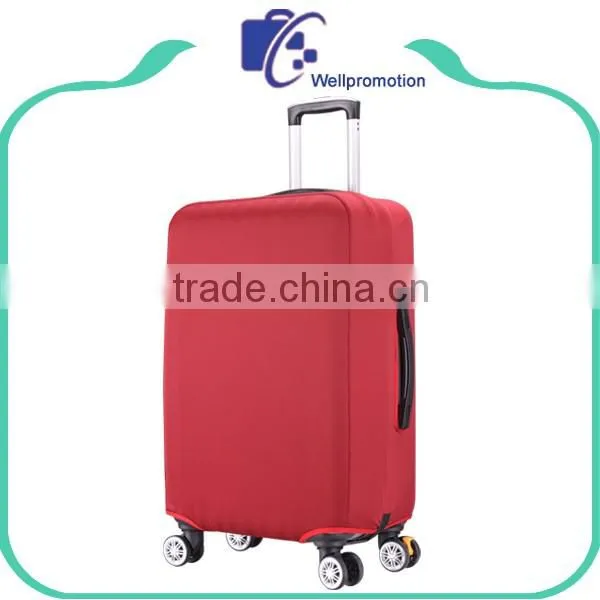 Wholesale high elastic custom luggage cover/spandex suitcase protective cover