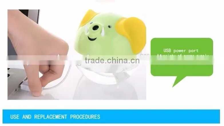 Cute Elephant Shape Humidifier Wholesale animal shape humidifier