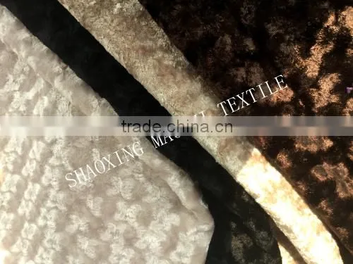 NEW FASHION DESIGN CRUSHED VELVET FABRIC FOR SOFA, PILLOWS