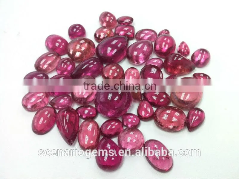 #SZZZ Natural Multi-Shape Cabs Loose Gemstone Rubellite Cabochon