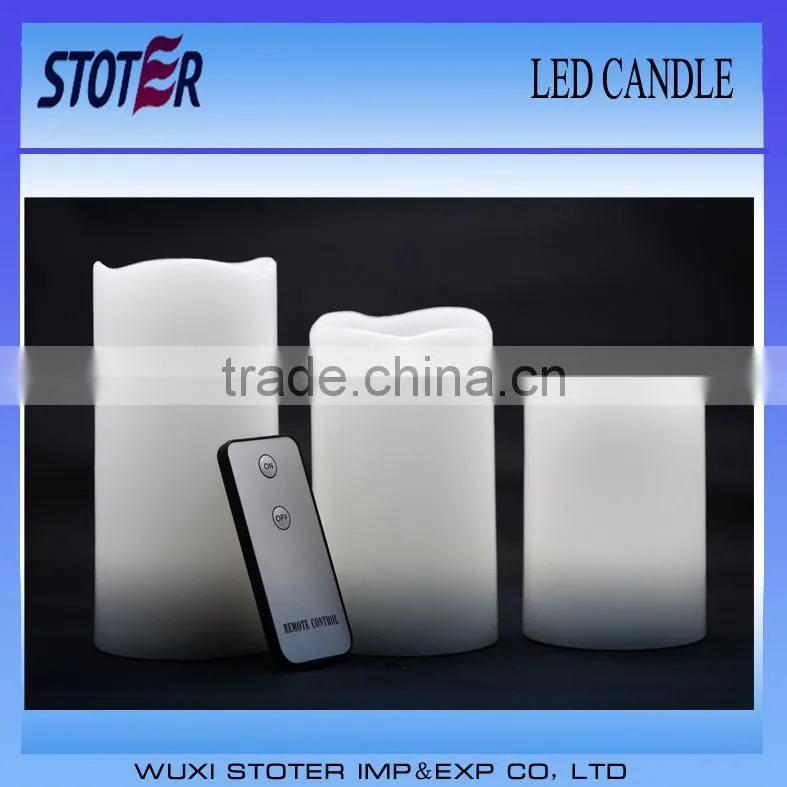 luminara flameless led candle with remote/flameless remote candles