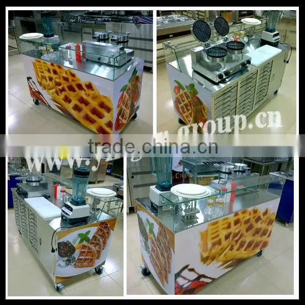 factory price stainless steel mobile espresso coffee cart