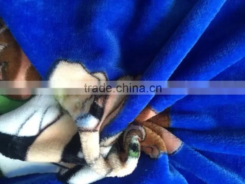 100%Polyester Flannel Printed Velvet for Bedding Sheets