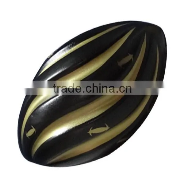 custom logo pu foam football rugby ball shape stress ball