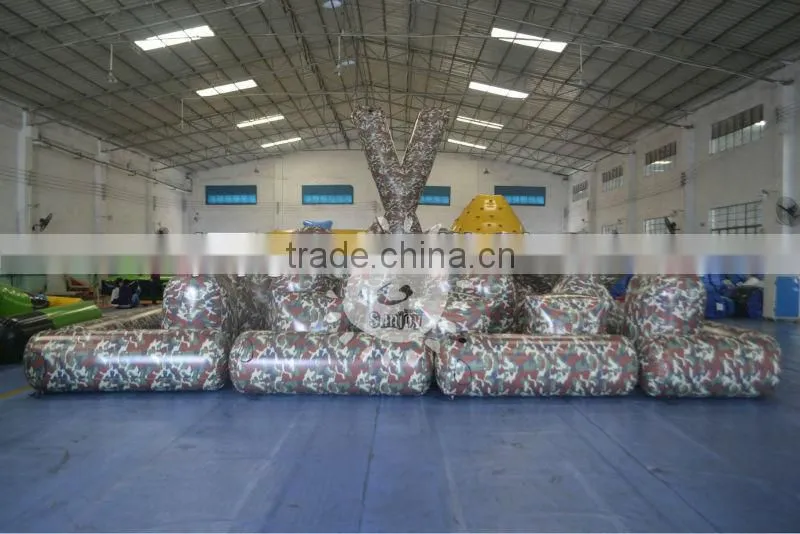 X treme paint ball game inflatable army paintball bunker speedball