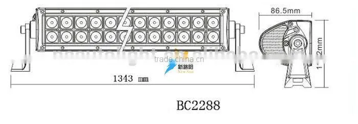 50 inch 288W 4x4 C ree Led Car Light 288W Led Light bar Off road auto led light arch bent