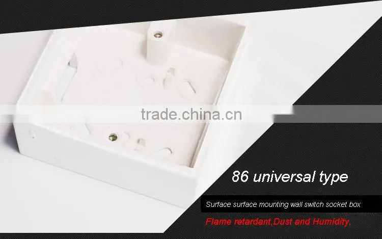 wall mount electrical switch and socket box