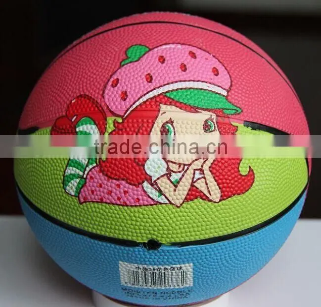 NIVE factory hot sell size 7 rubber basketball with competitive price from China