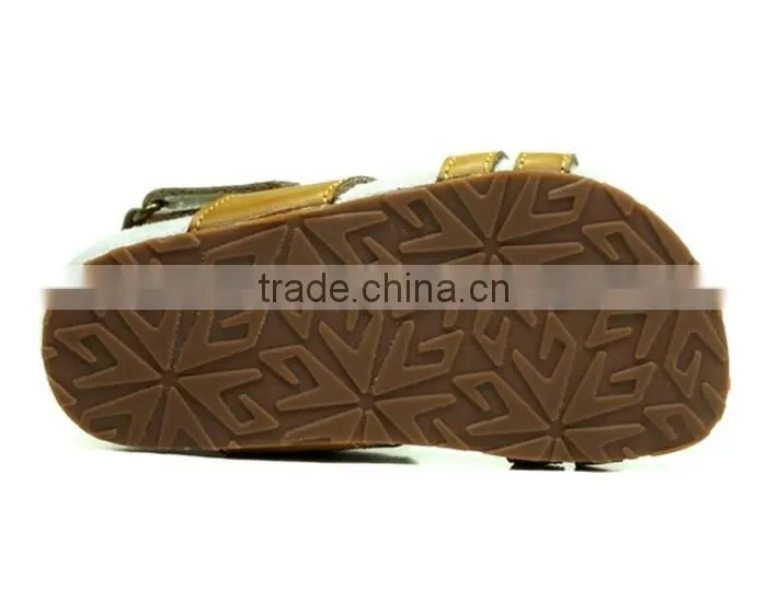 2016 Designer Arabic Traditional Leather Slide Sandals for Children