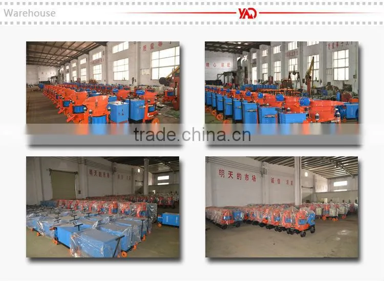 high quality concrete dry shotcrete machine for construction and coal mine