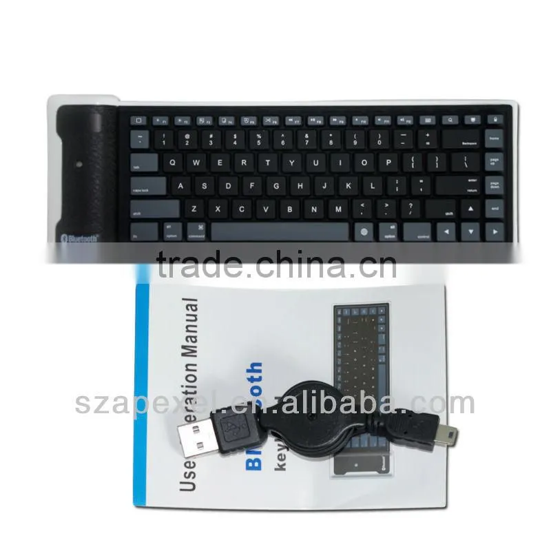 Flexible Keyboard, Foldable Keyboard, Roll Up silicone Keyboard