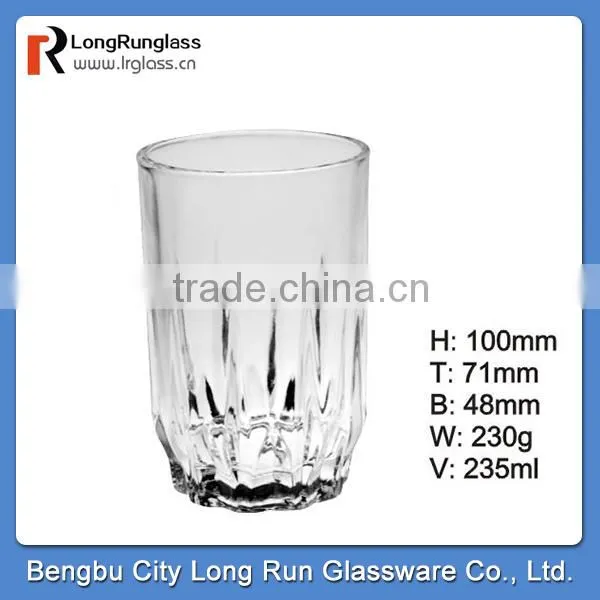 LongRun 280ml old fashioned home use glassware water glass fruit drinks glass glass
