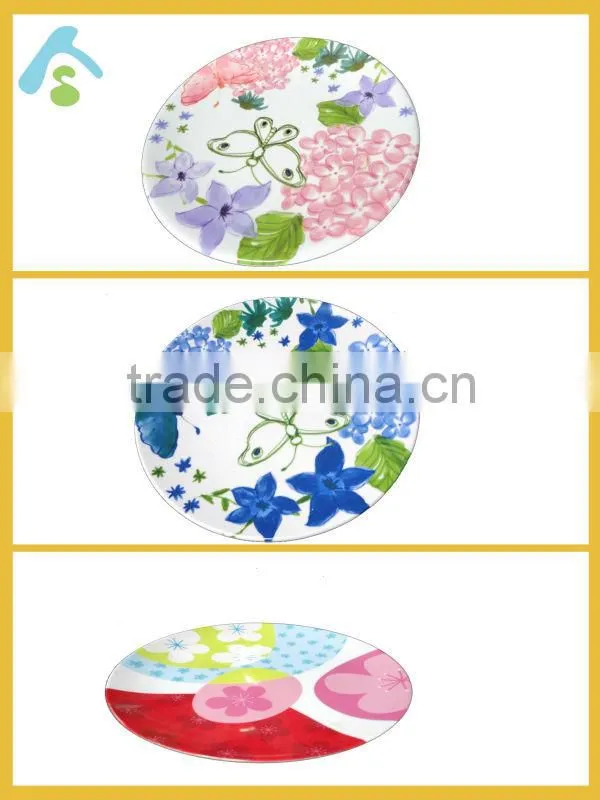 9-inch durable plastic plate