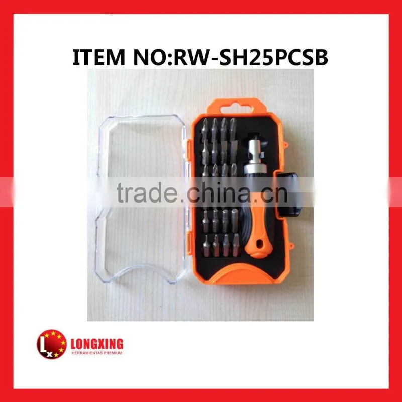 Factory Supply High quality 25 pcs precision screwdrivers set rw-sh25pcsb