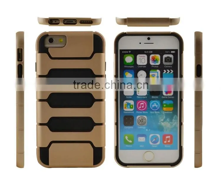 for samsung mobile phone back cover/PC+TPU tank style combo phone case