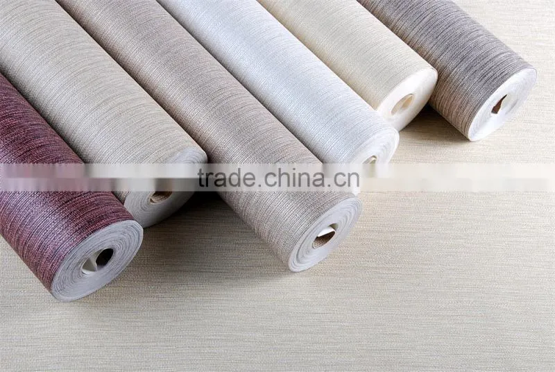 water proof one color wallpaper for hotel rooms