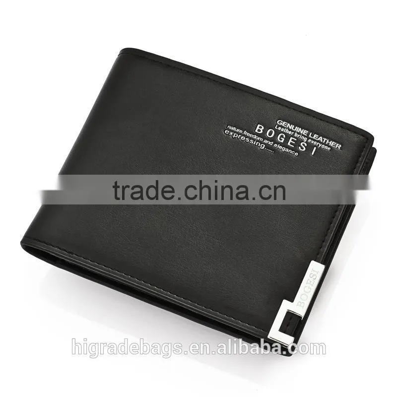 hotsale young man wallet, cheap leather wallet