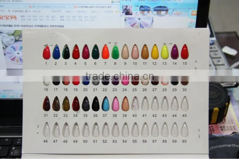 UV solid gel 12 colors gel kit nail art uv gel