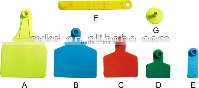 Best selling High quality animal Treatment Veterinary ear tags