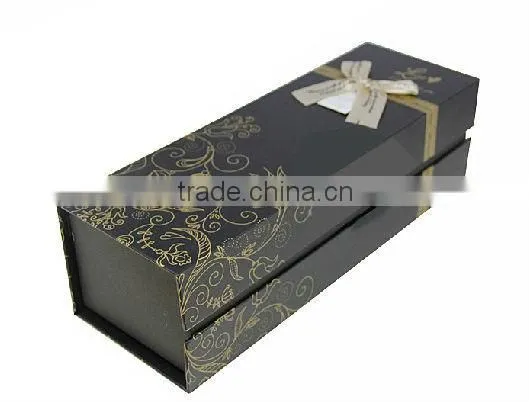 Hot!!! Popular Customized Design Antique Wine Bottle Gift Packaging Paper Box(ZDC14-041)